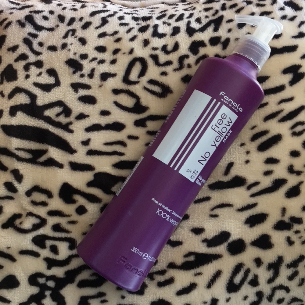 Fanola Vegan No yellow mask 350 ml 11.83 oz new